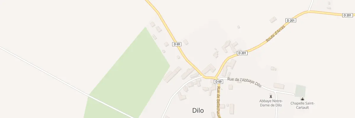 Plan du 323 Les Buttes à Arces-Dilo