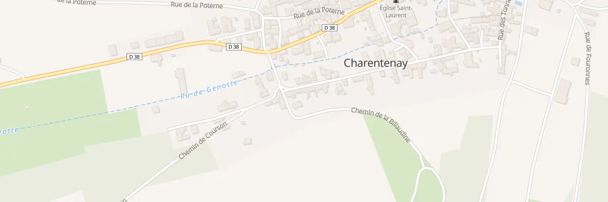 Plan du 29 Vc Petite Rue à Charentenay