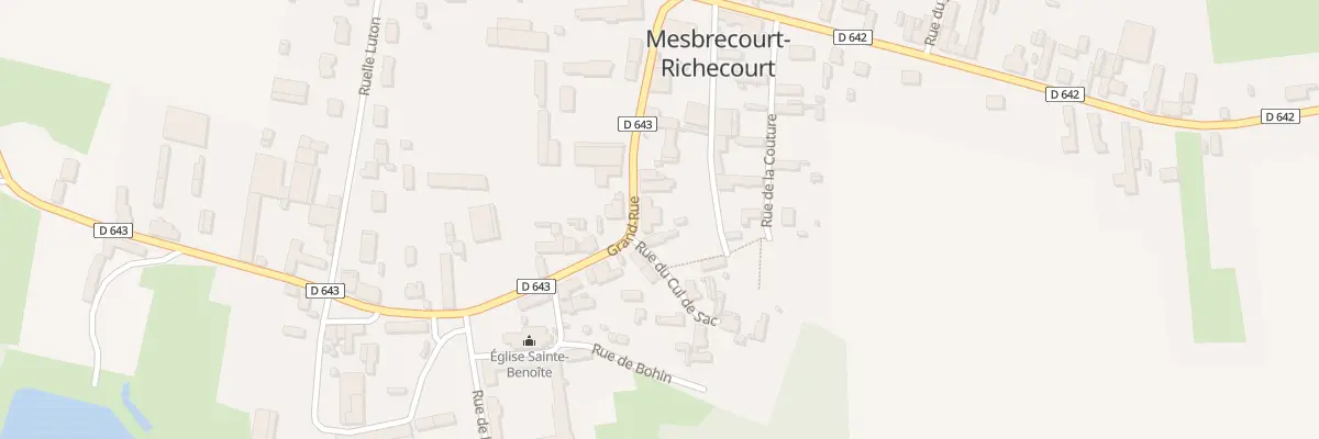 Plan du 8 Gr Grand Rue à Mesbrecourt-Richecourt