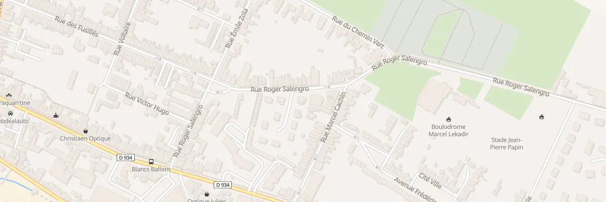 Plan du 50 Rue Roger Salengro à Marly