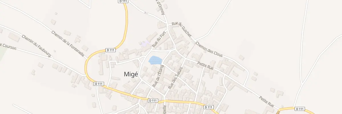 Plan du 6 Pl de la Mairie à Migé