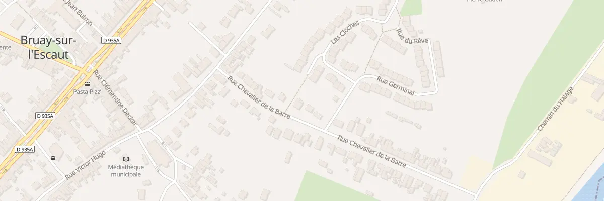 Plan du 46 Rue Chevalier de la Barre à Bruay-sur-l’Escaut
