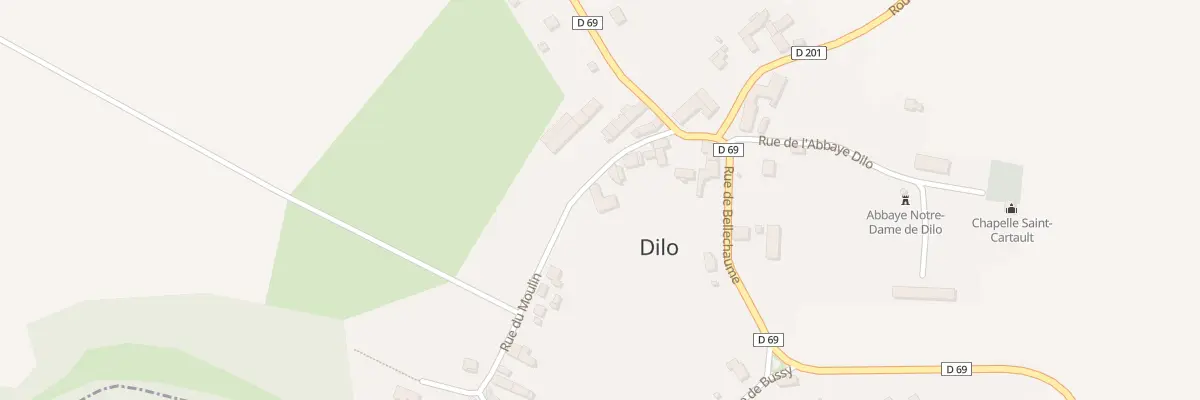 Plan du 3 Rue du Moulin (dilo) à Arces-Dilo
