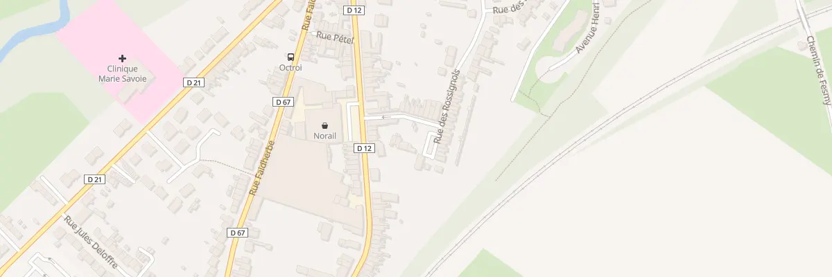 Plan du 8 Rue du Transvaal au Cateau-Cambrésis