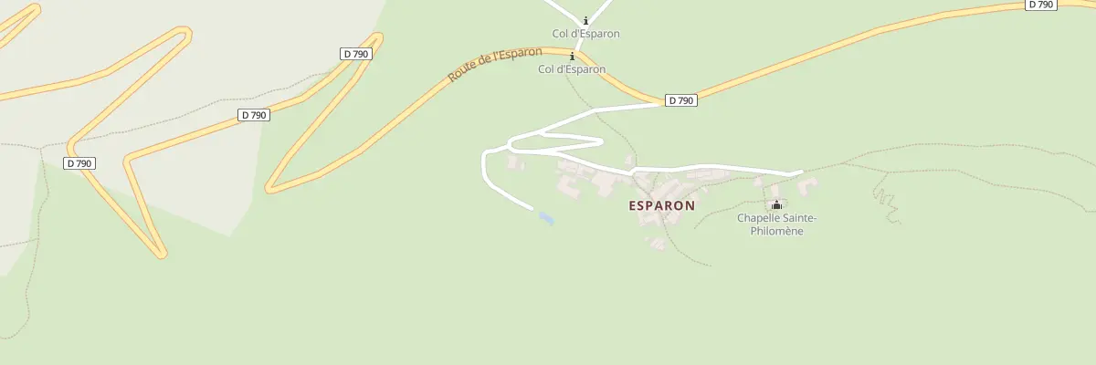 Plan du 5221 Esparon à Bez-et-Esparon