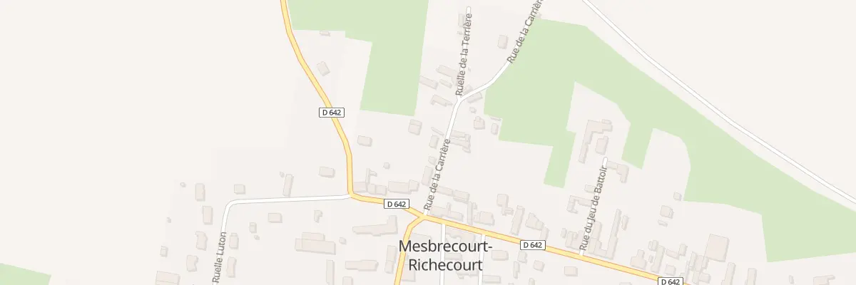 Plan du 5 Rue de la Carrière à Mesbrecourt-Richecourt