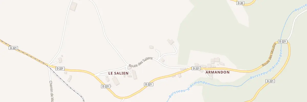 Plan du 5001 Le Salien à Saint-Préjet-Armandon