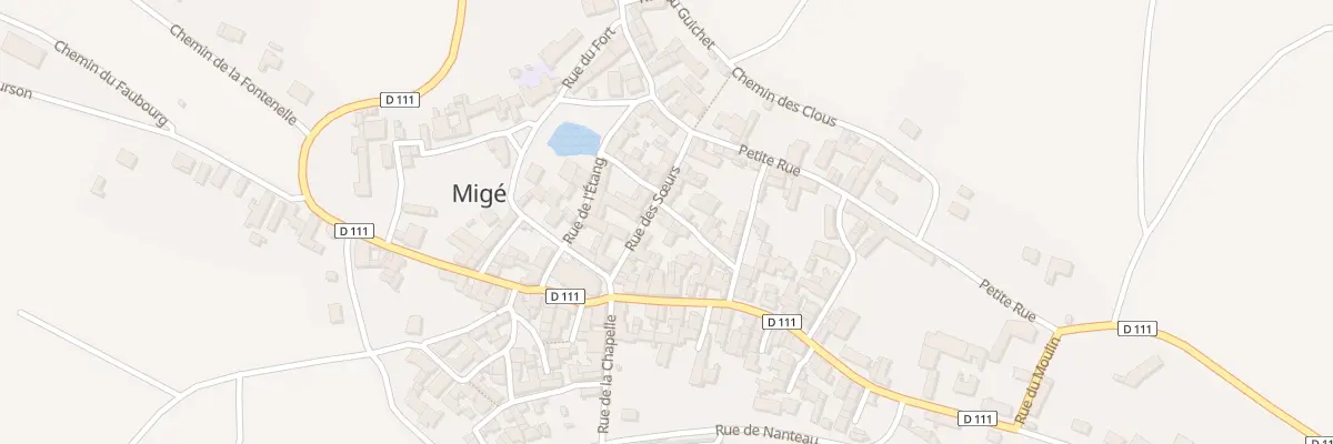 Plan du 6X Rue des Soeurs à Migé