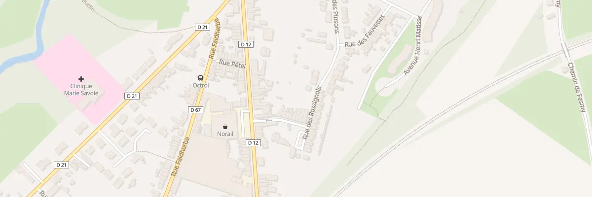 Plan du 11 Rue du Transvaal au Cateau-Cambrésis
