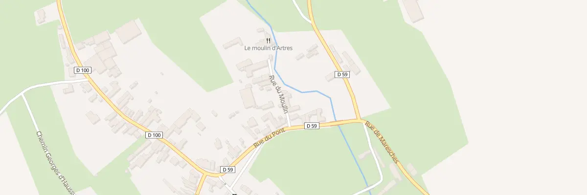 Plan du 6 Rue du Moulin à Artres