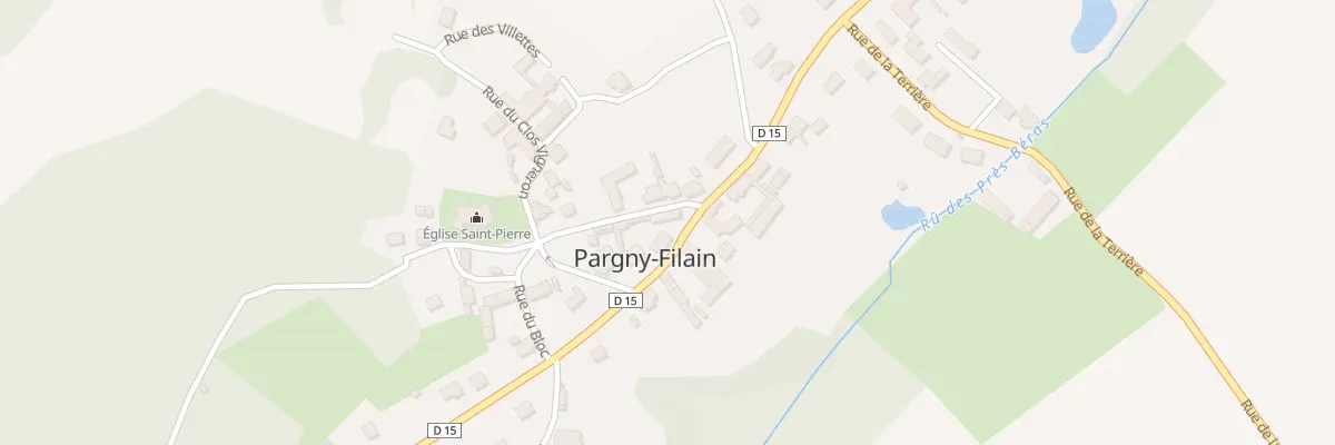 Plan du 32 Rte du Lac à Pargny-et-Filain