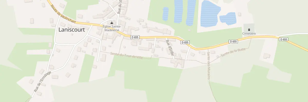 Plan du 2 Rle du Paradis à Laniscourt