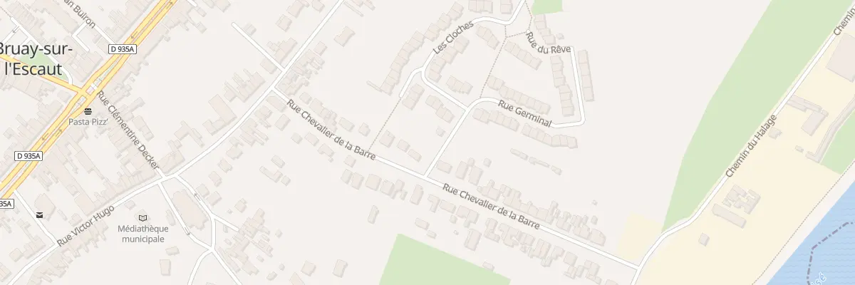Plan du 50 Rue Chevalier de la Barre à Bruay-sur-l’Escaut