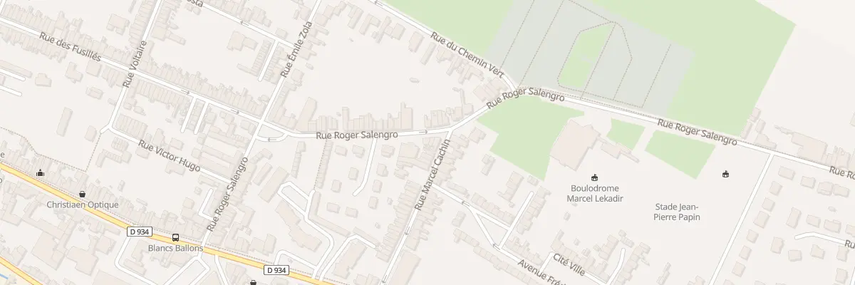 Plan du 54 Rue Roger Salengro à Marly