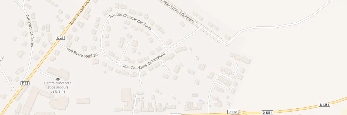 Plan du 20 Rue des Hauts de l’Amouré à Braine