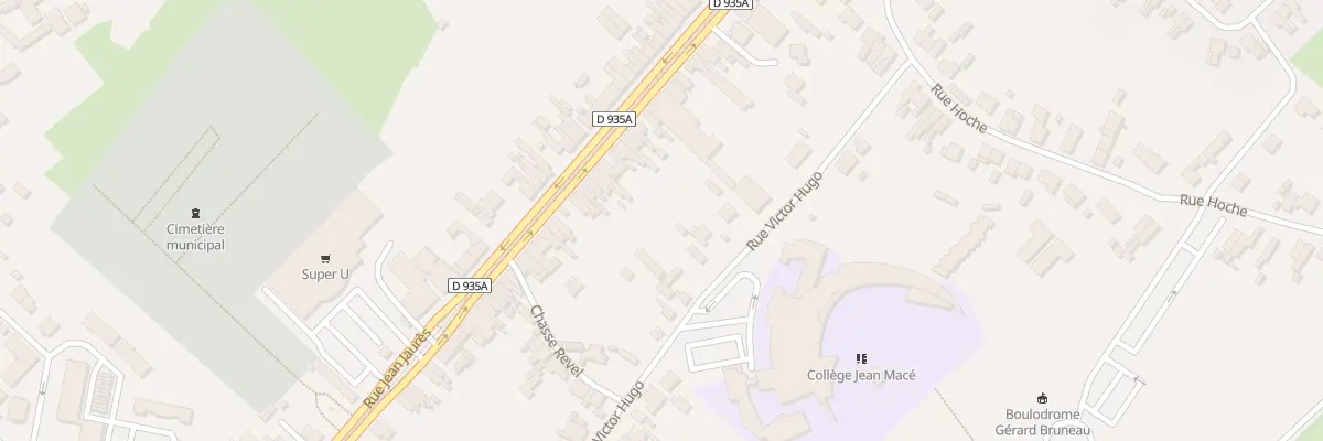 Plan du 156 Rue Victor Hugo Prolongée à Bruay-sur-l’Escaut