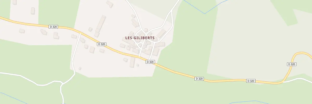 Plan du 5081 Les Giliberts à Escoutoux