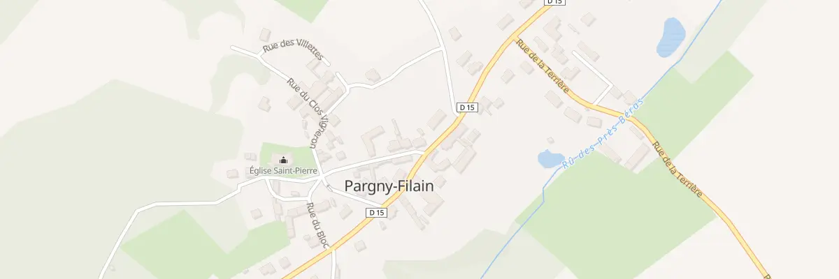 Plan du 2 Rue de la Croisette à Pargny-et-Filain