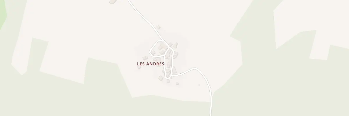 Plan du 5 Les Andres à Busset