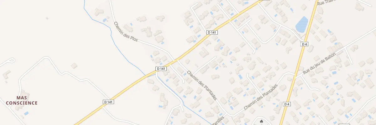 Plan du 481 Rte de Montpeyroux à Saint-Jean-de-Fos