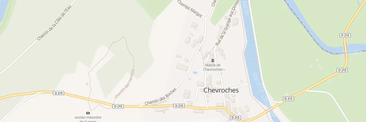 Plan du 17 Le Bourg à Chevroches
