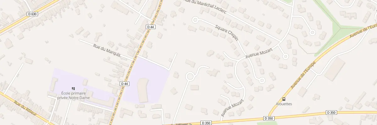 Plan du 6 All Ronsard à Saint-Saulve