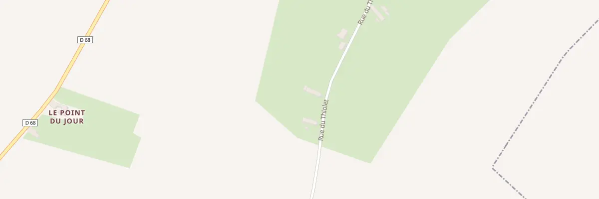 Plan du 3 Rue du Thiolet Vc 4 à Grougis