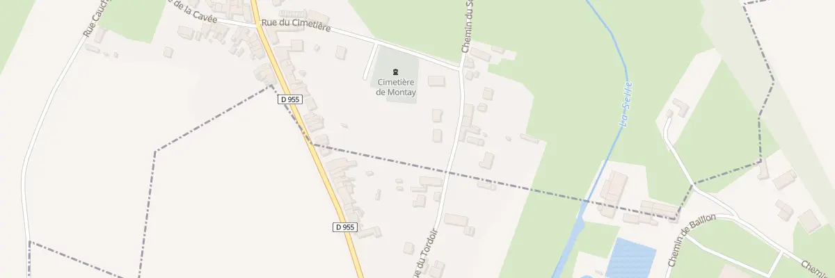 Plan du 4 Rue du Tordoir à Montay