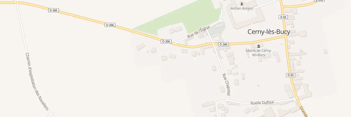 Plan du 13 Rue de la Mairie à Cerny-lès-Bucy