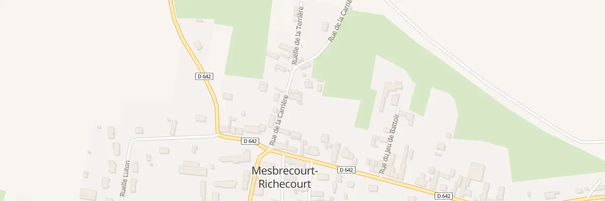 Plan du 8 Rue de la Carrière à Mesbrecourt-Richecourt