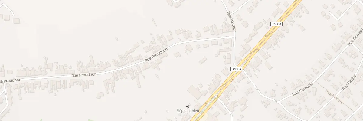 Plan du 267 Rue Proudhon à Bruay-sur-l’Escaut