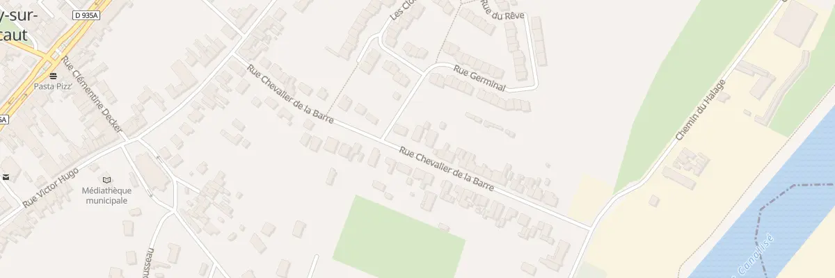 Plan du 54 Rue Chevalier de la Barre à Bruay-sur-l’Escaut
