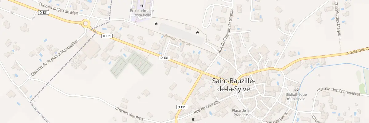 Plan du 16 Av de Popian à Saint-Bauzille-de-la-Sylve