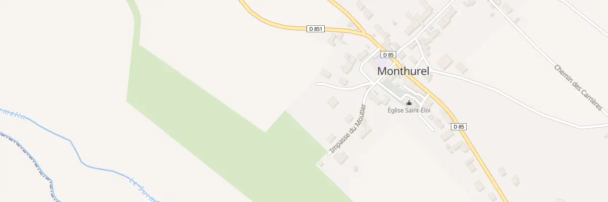 Plan du 3 Imp de la Godarde à Monthurel