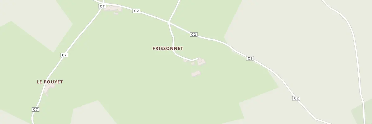 Plan du 5170 Frissonnet à Fayet-Ronaye