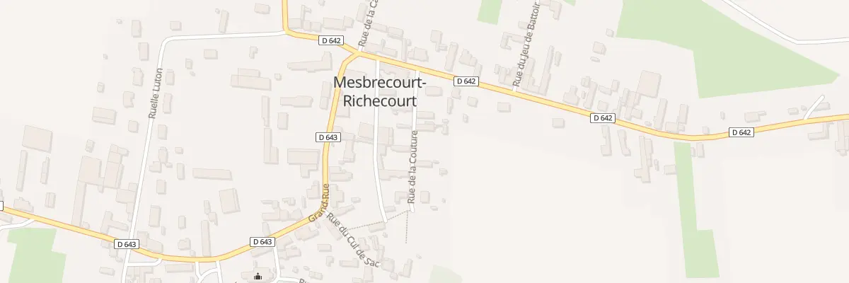 Plan du 5 Rue de la Couture à Mesbrecourt-Richecourt