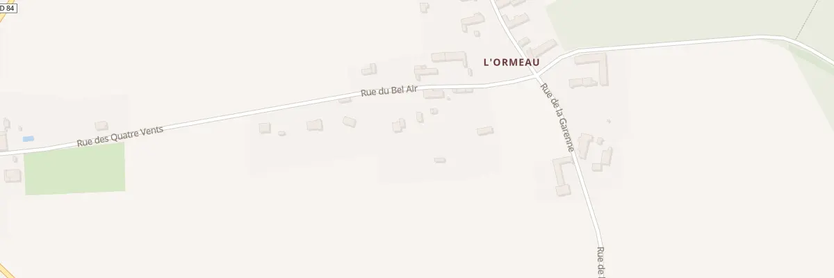 Plan du 8 Rue du Bel Air à Vaudeurs