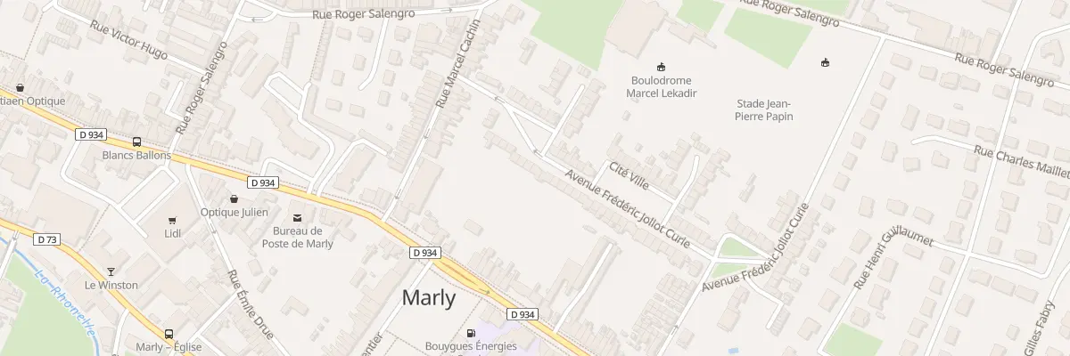 Plan du 16 Av F Joliot Curie à Marly