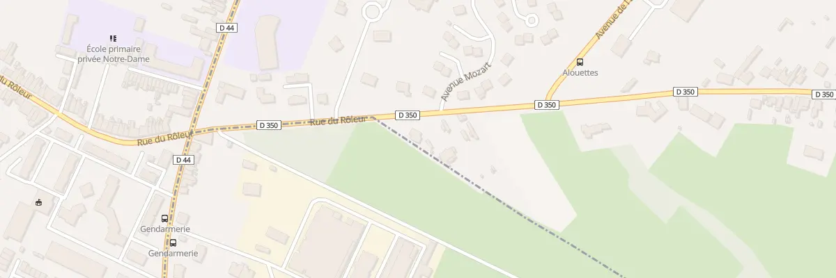 Plan du 240 Rue du Rôleur à Saint-Saulve