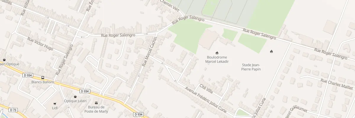 Plan du 1 Rue Gerard Philippe à Marly