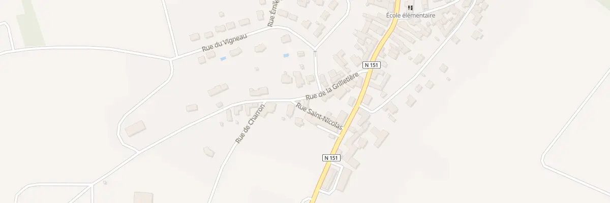 Plan du 2 Rue de St Nicolas à Gy-l’Évêque