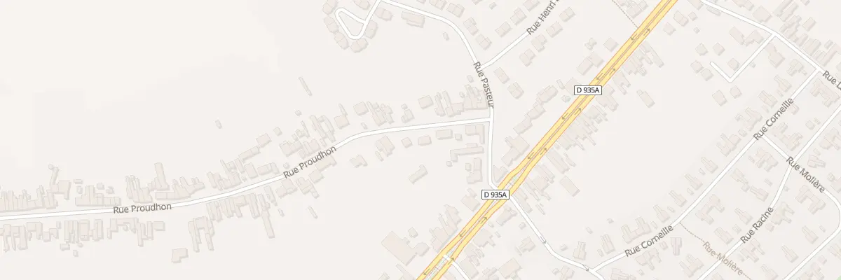 Plan du 311 Rue Proudhon à Bruay-sur-l’Escaut