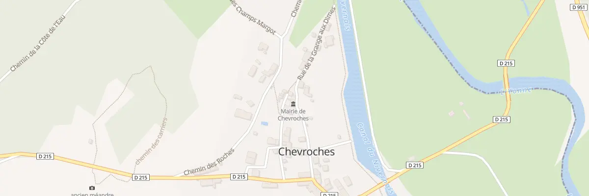 Plan du 6 Rue de l’Enfer à Chevroches