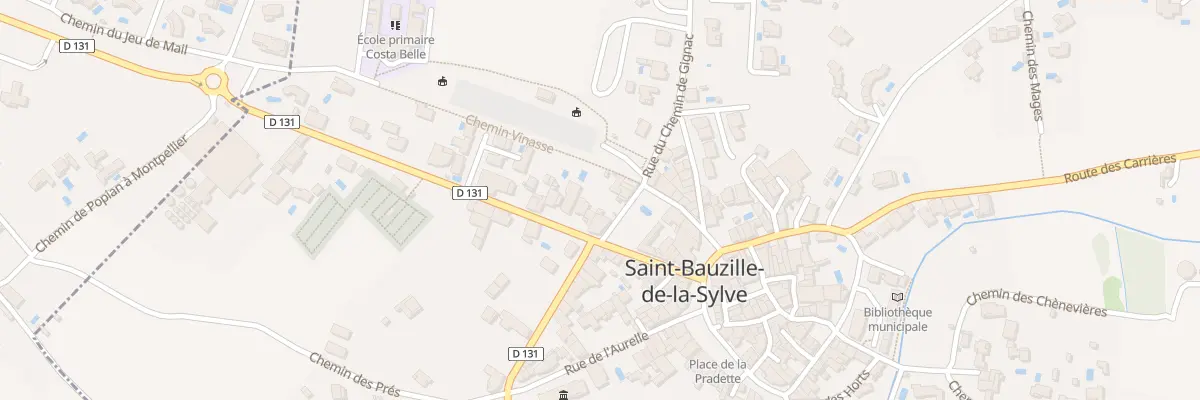 Plan du 8B Av de Popian à Saint-Bauzille-de-la-Sylve