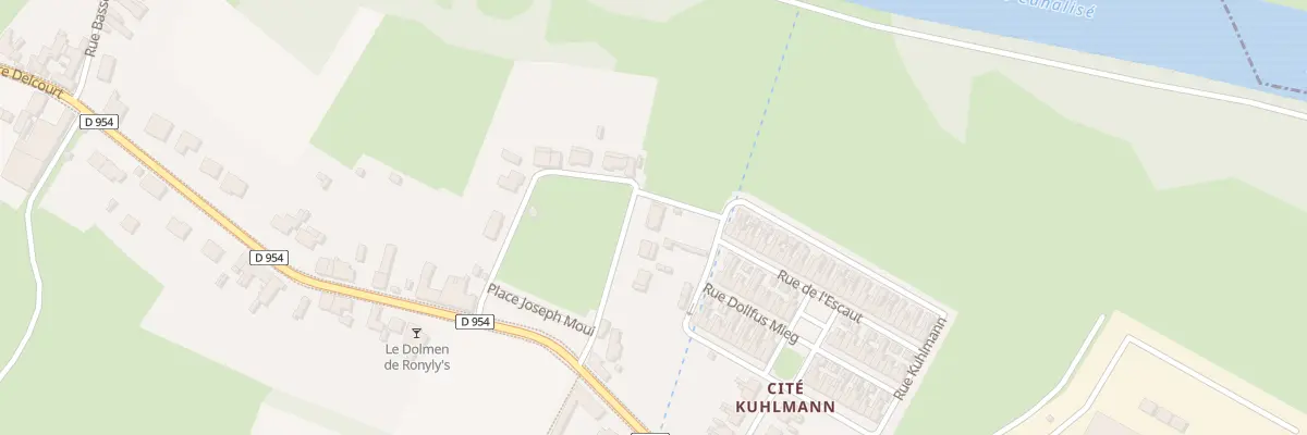 Plan du 110 Rue du Marais à Odomez