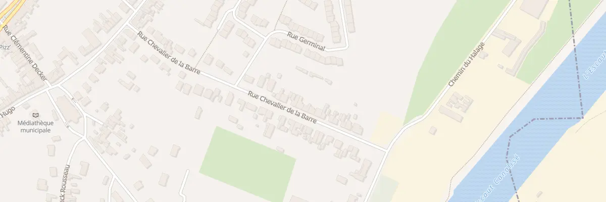 Plan du 64 Rue Chevalier de la Barre à Bruay-sur-l’Escaut