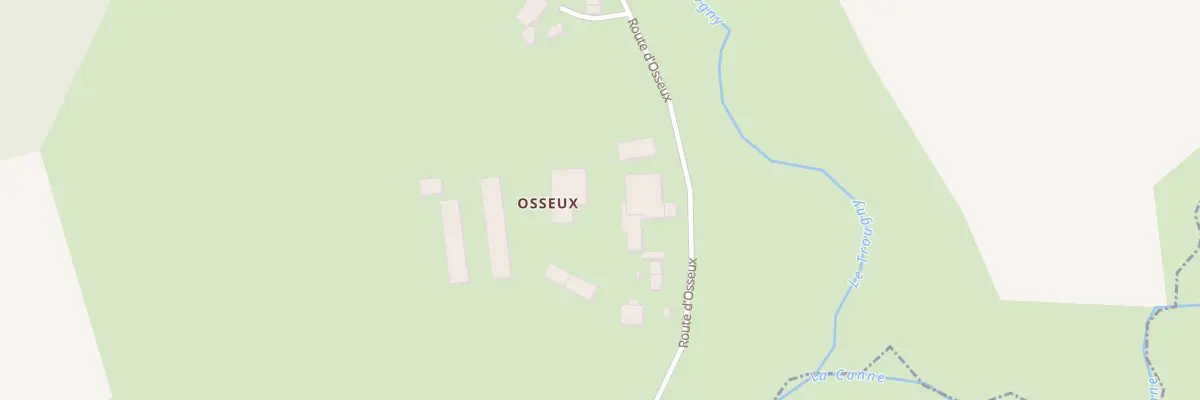 Plan du 4 Rte d’Osseux à Rouy