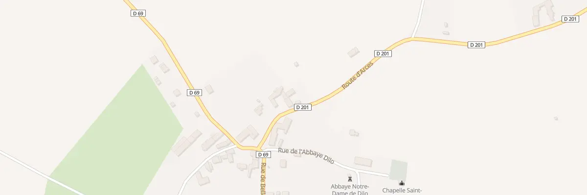 Plan du 9 Rte d’Arces (dilo) à Arces-Dilo