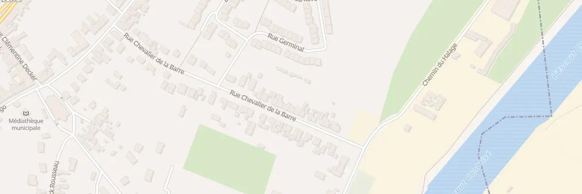 Plan du 66 Rue Chevalier de la Barre à Bruay-sur-l’Escaut