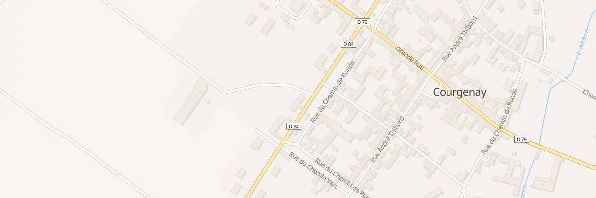 Plan du 20 Rue Léopold Javal à Courgenay